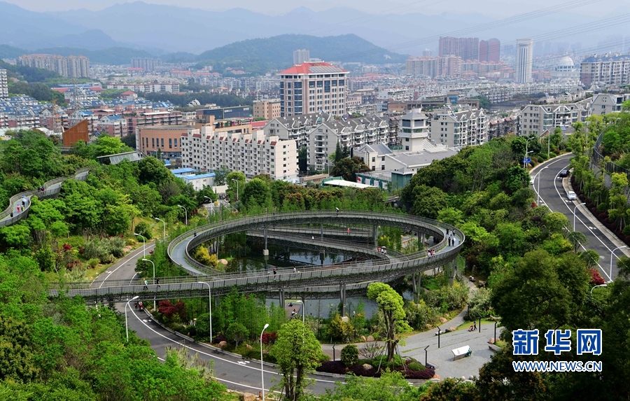 福州：空中步行道　人在畫中游